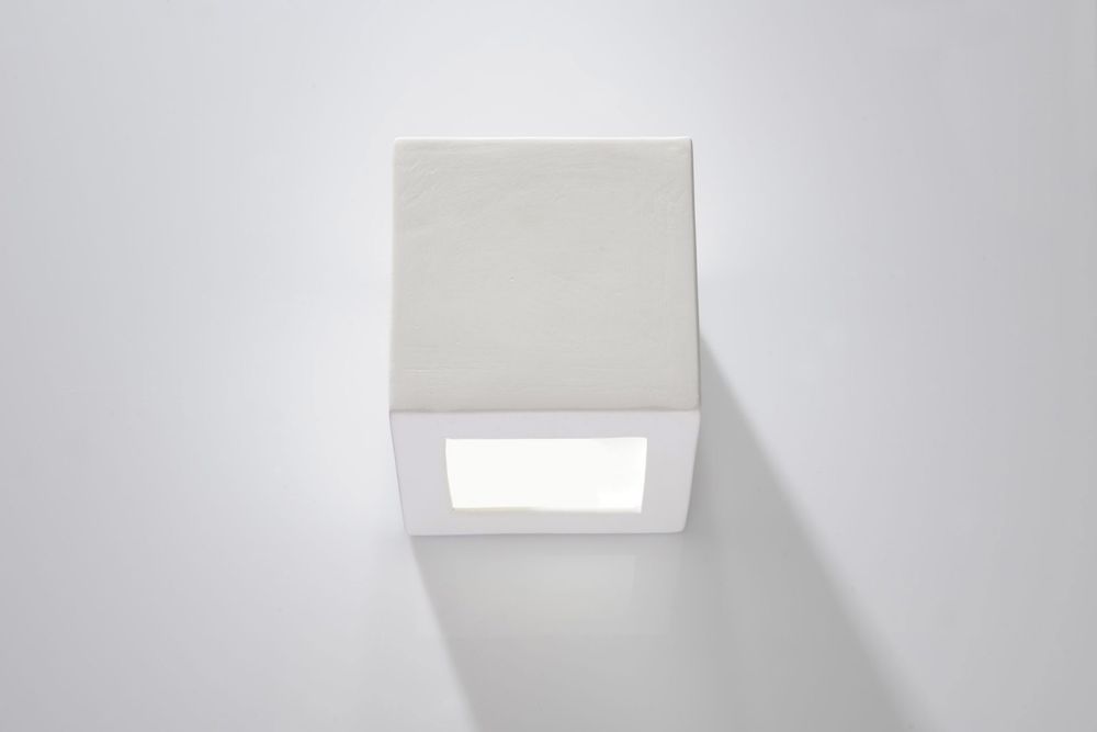 Wall Lamp Ceramic LEO Simple Classic Design Paintable LED27 - SILVIONIX