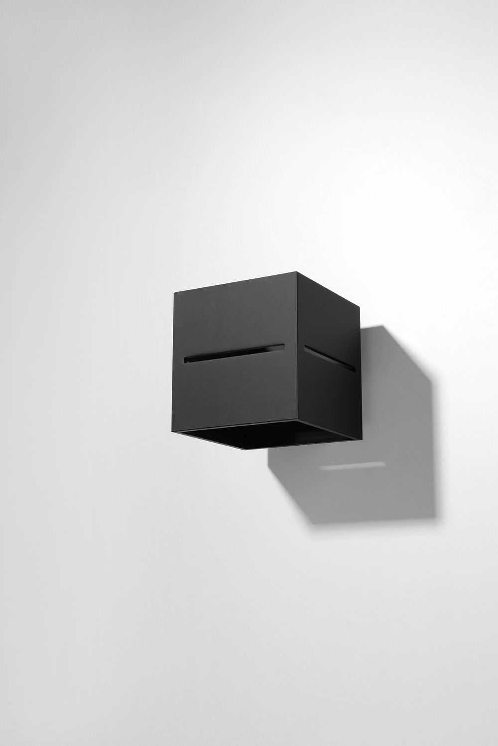 Wall Lamp LOBO Black Up/Down Square Shape Modern Loft Design G9 - SILVIONIX