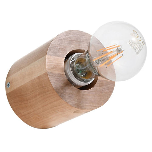 Wall lamp wood Salgado Scandinavian Design E27 - SILVIONIX