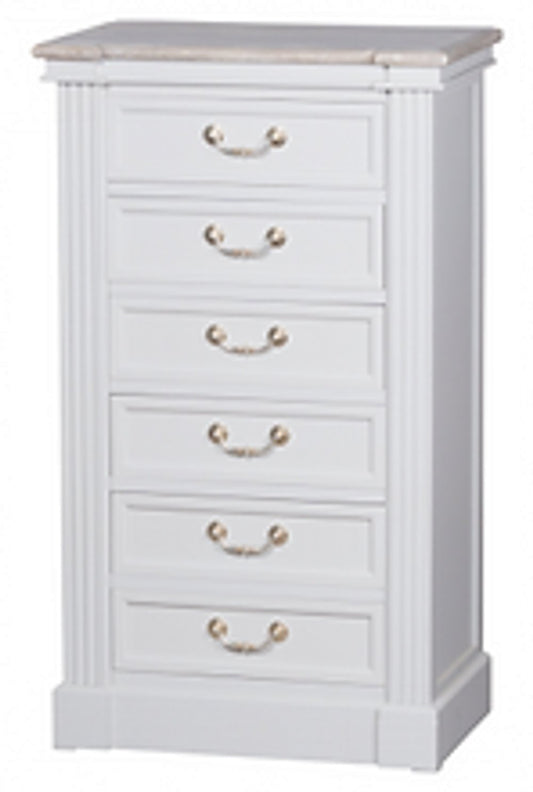 100CM WOODEN TALL CHEST OF DRAWERS - SILVIONIX