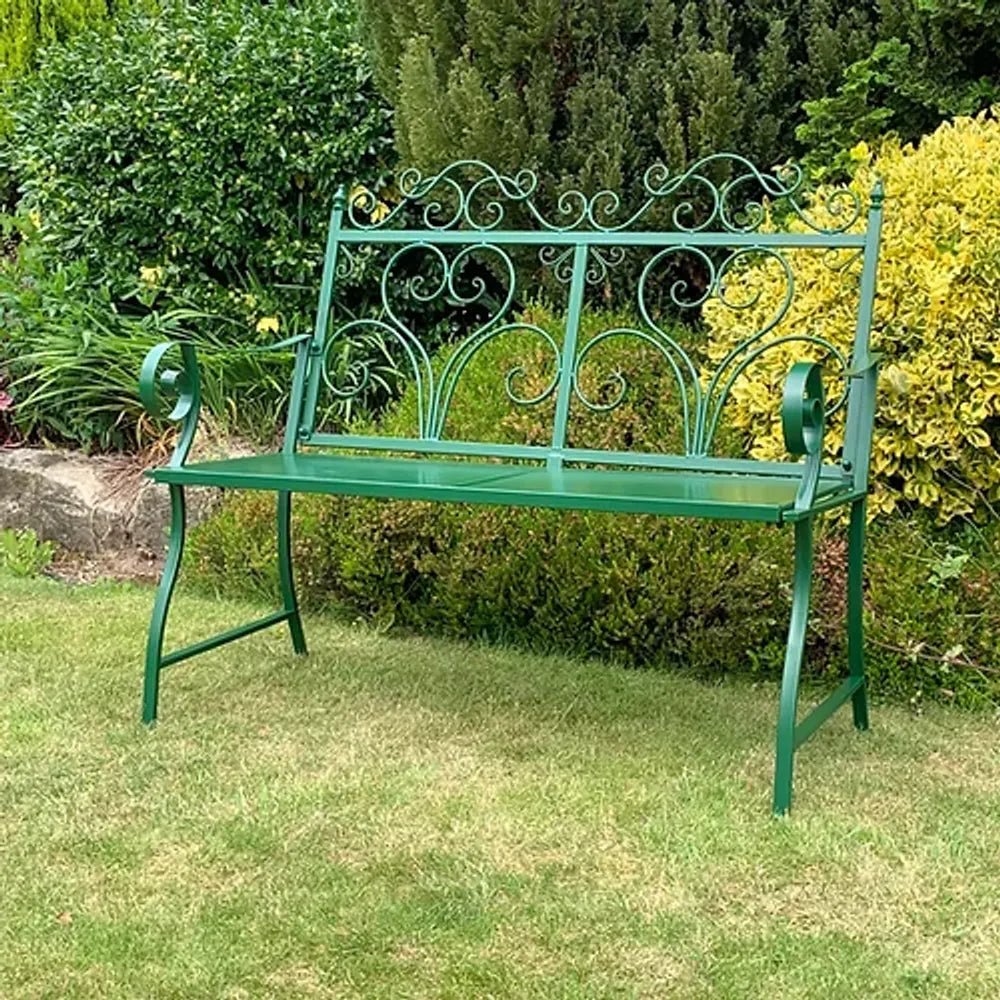 116CM GREEN BENCH - SILVIONIX