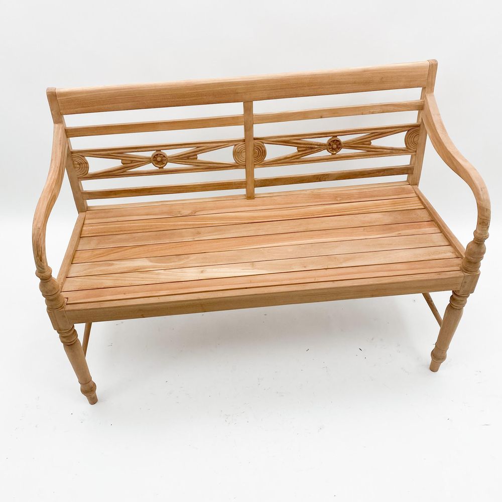 120CM 2 SEAT BATAVIA BENCH - SILVIONIX