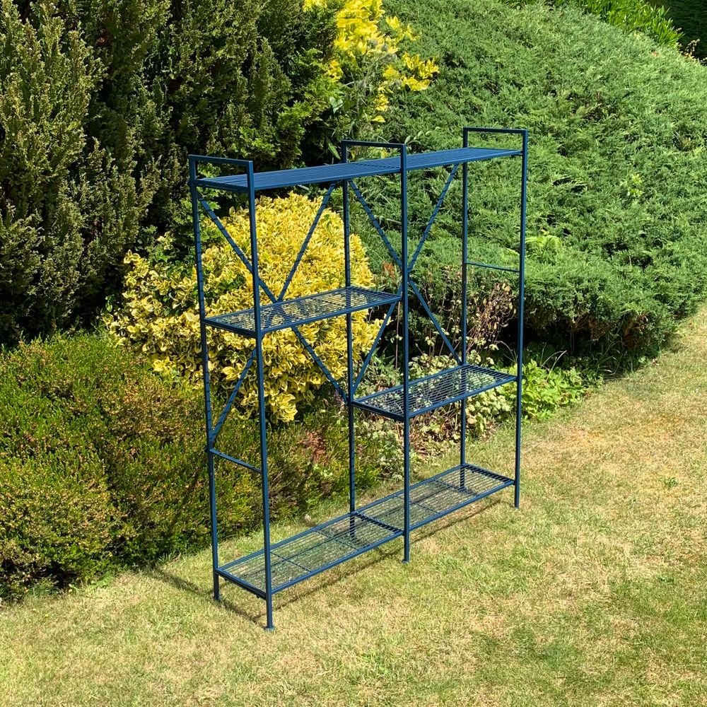 141CM BLUE SHELF UNIT - SILVIONIX