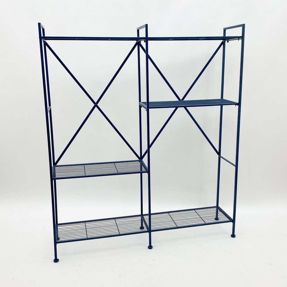 141CM BLUE SHELF UNIT - SILVIONIX