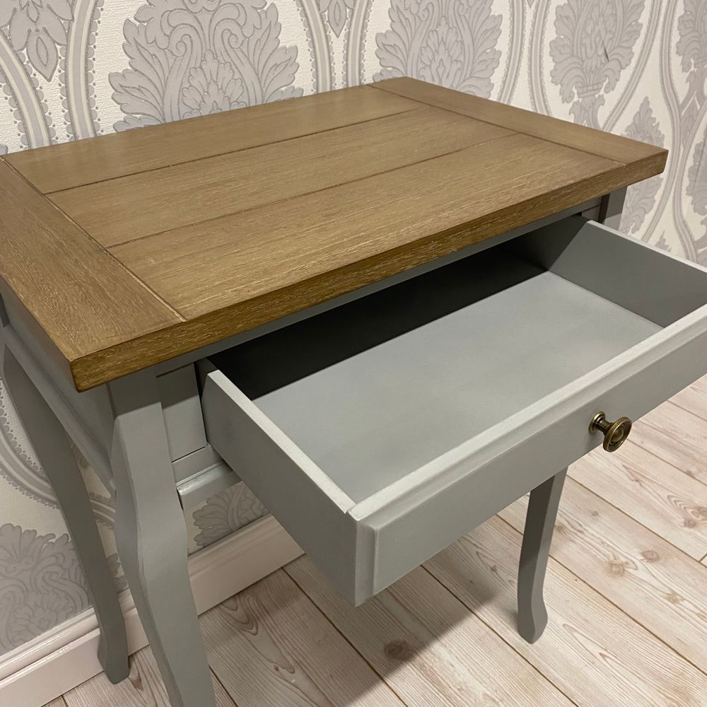 78CM WOODEN 1 DRAWER TABLE - SILVIONIX