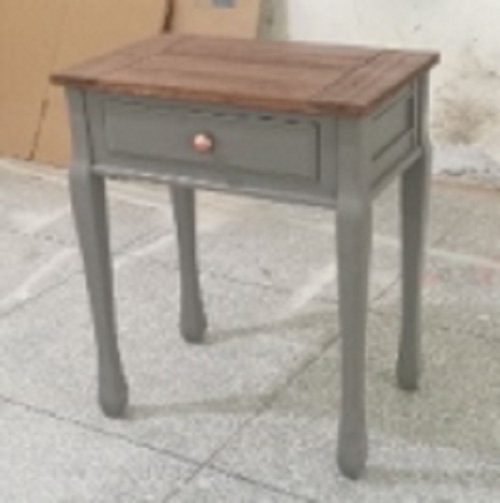 78CM WOODEN 1 DRAWER TABLE - SILVIONIX