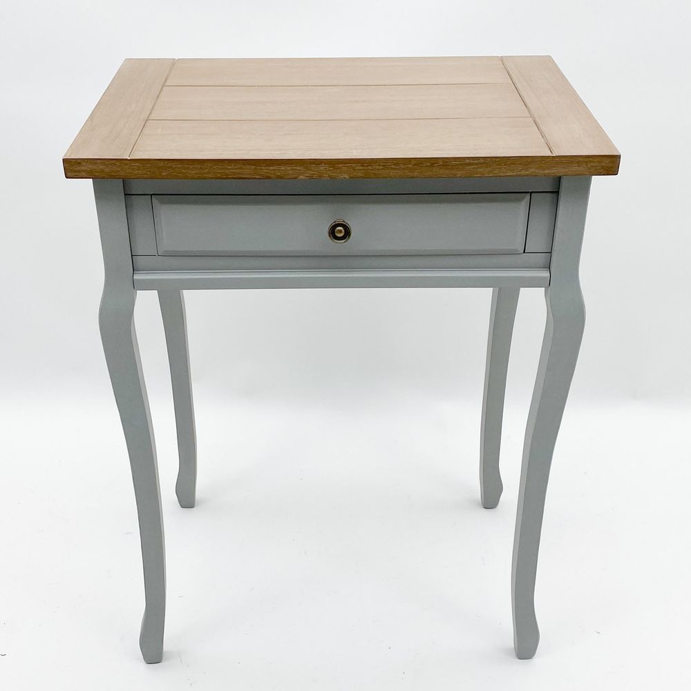 78CM WOODEN 1 DRAWER TABLE - SILVIONIX