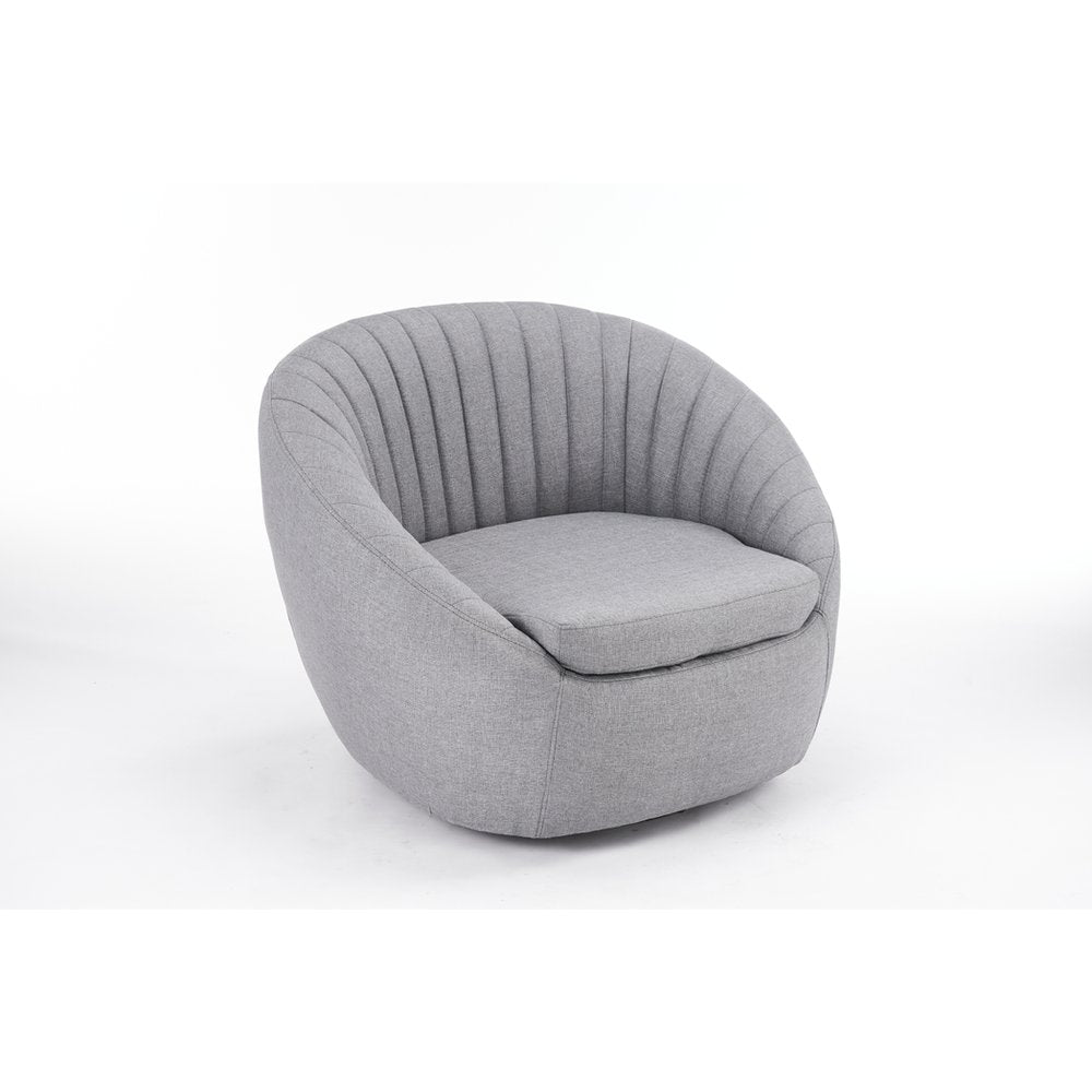 86CM GREY VELVET ARM CHAIR - SILVIONIX