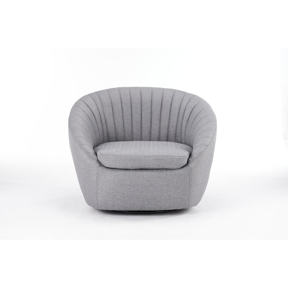 86CM GREY VELVET ARM CHAIR - SILVIONIX