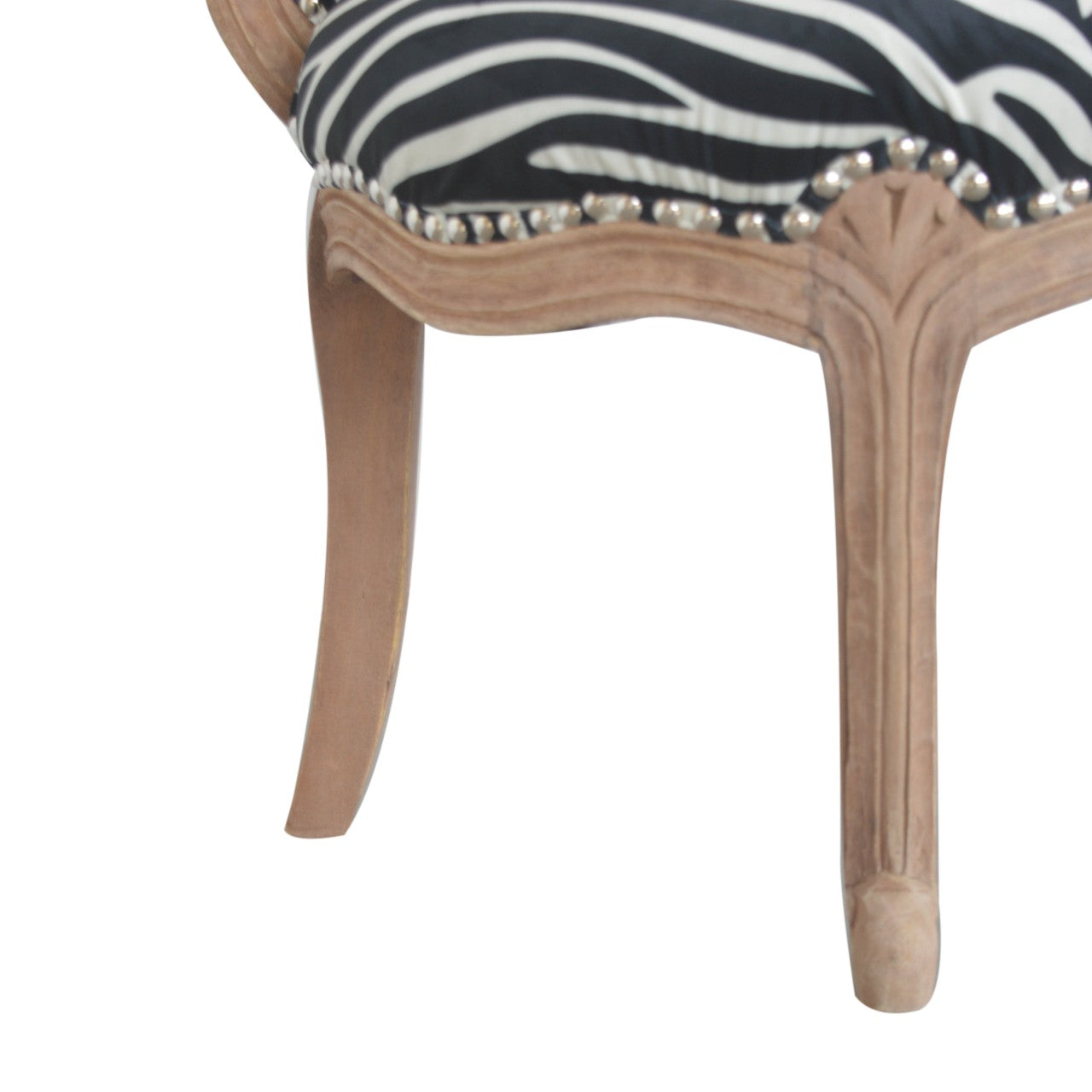 Zebra Print Chair