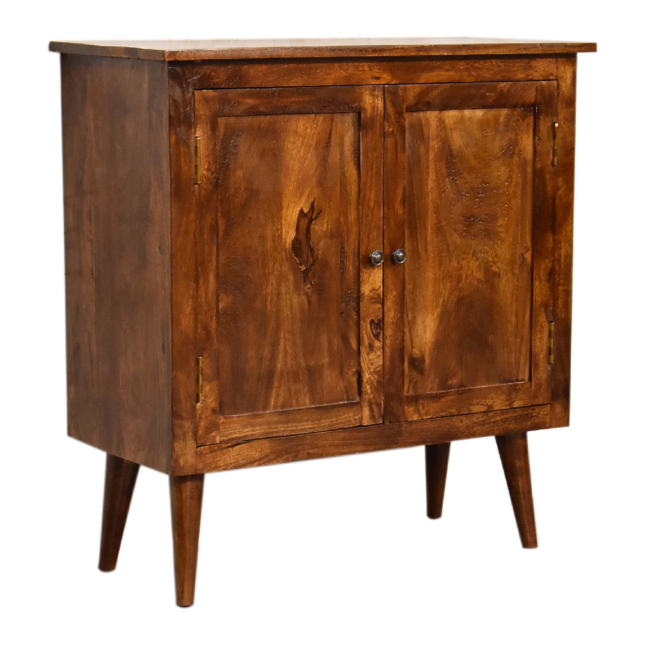 Chestnut Solid Wood Nordic Style Cabinet