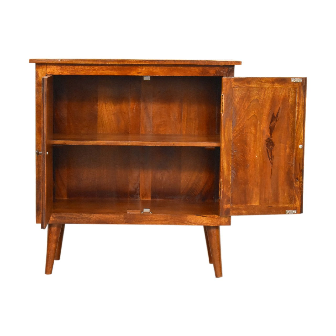 Chestnut Solid Wood Nordic Style Cabinet