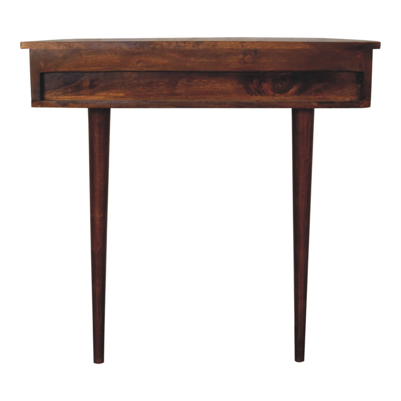 Backless Mounted Chestnut Console