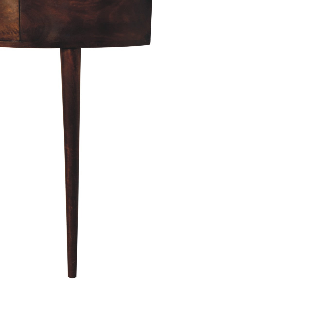 Backless Mounted Chestnut Console