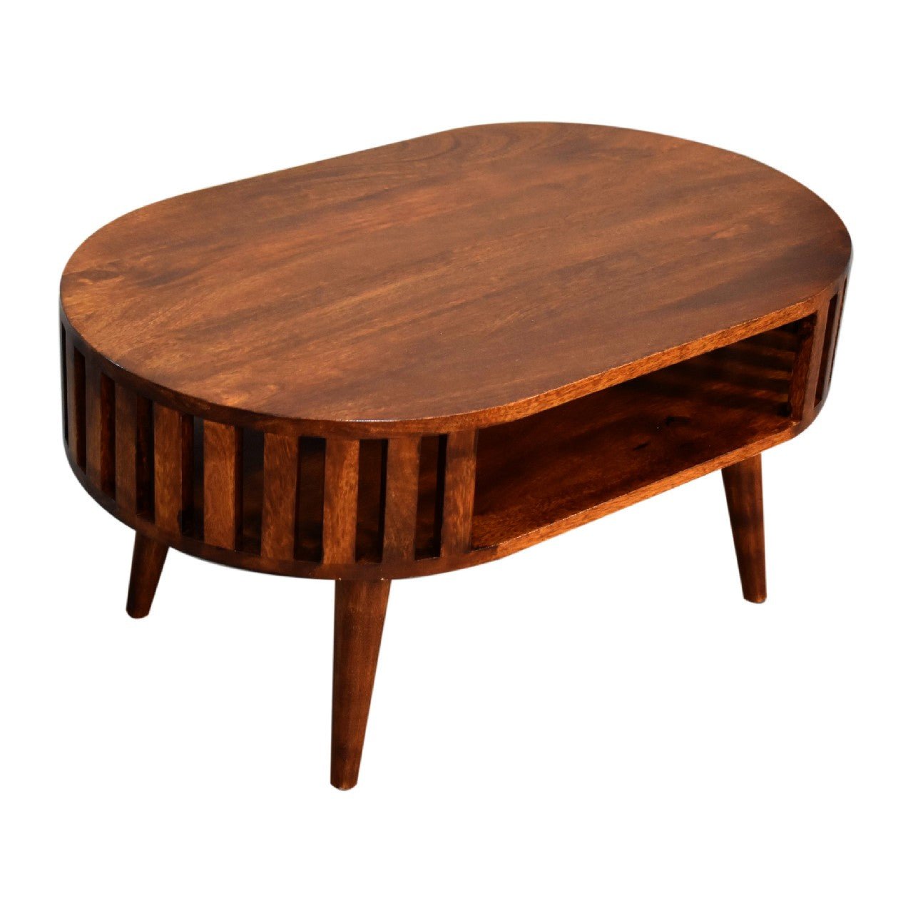 Ariella Chestnut Coffee Table - SILVIONIX