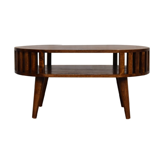 Ariella Chestnut Coffee Table - SILVIONIX