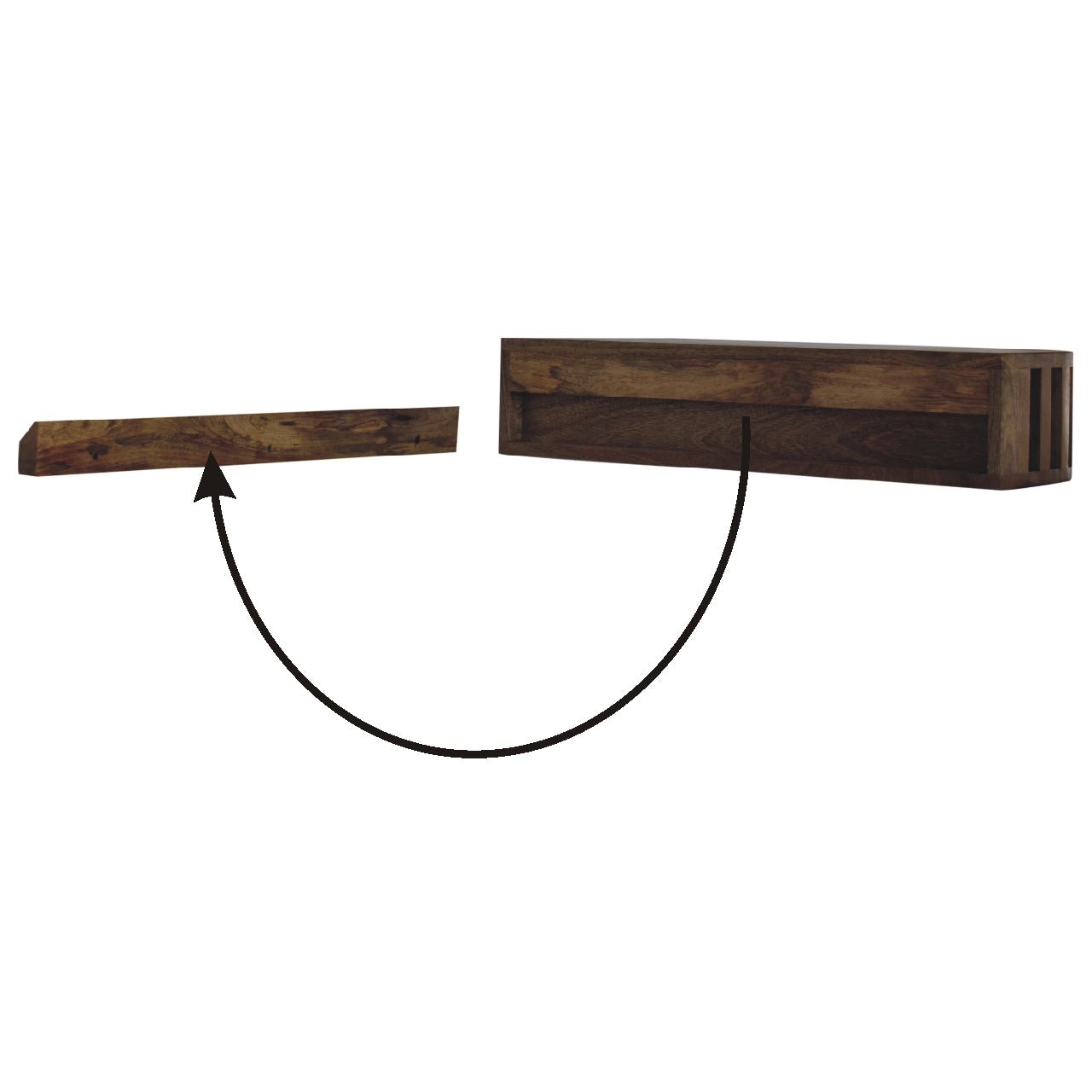 Ariella Wall Mounted Console Table - SILVIONIX