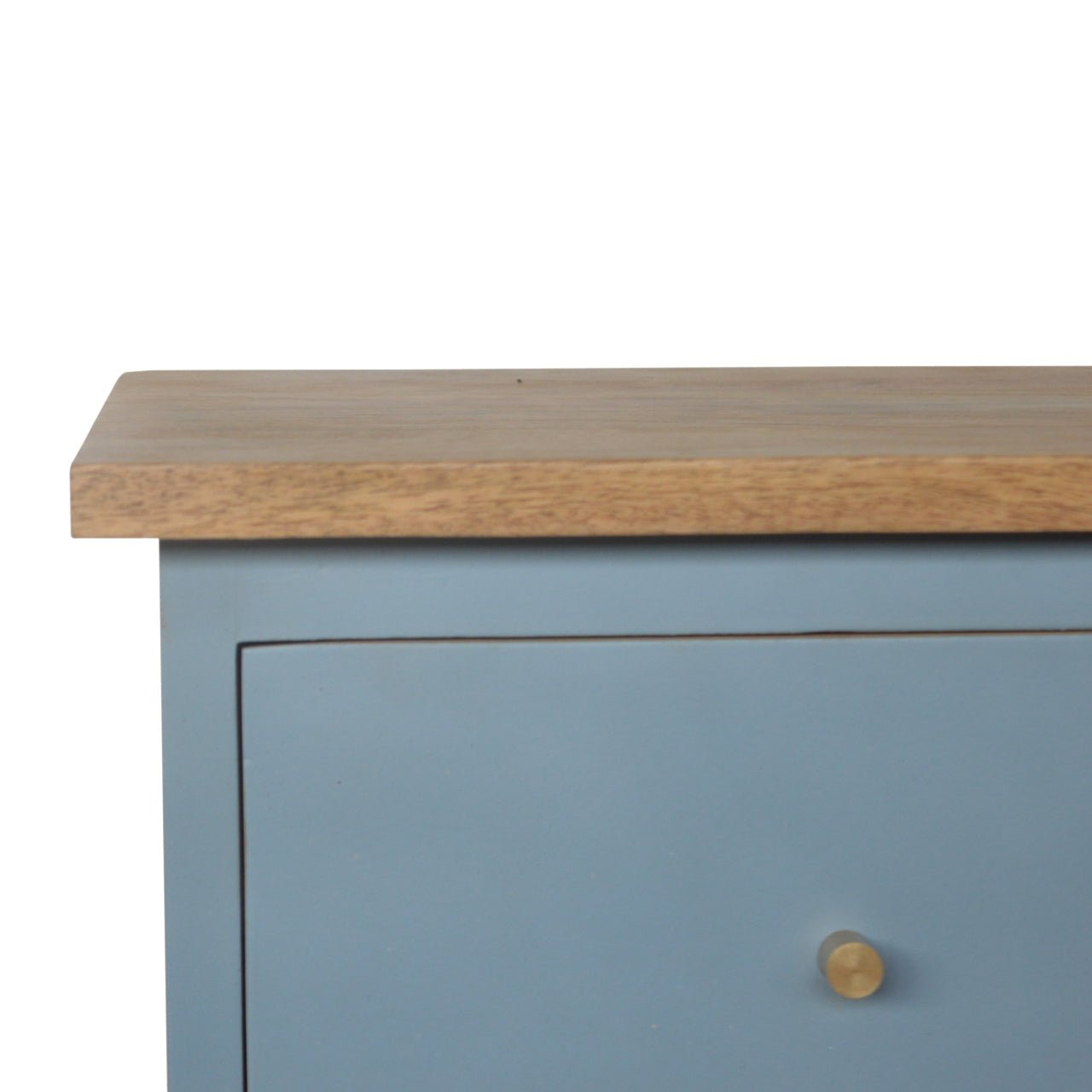 Blue Hand Painted Bedside - SILVIONIX