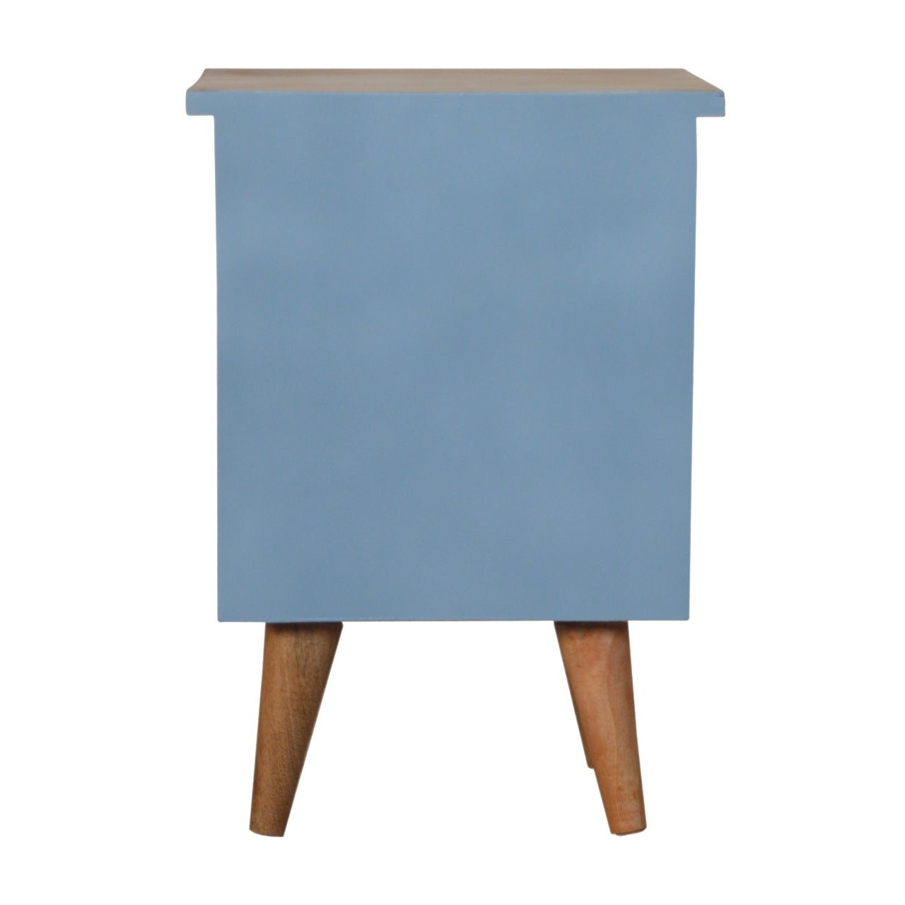 Blue Hand Painted Bedside - SILVIONIX