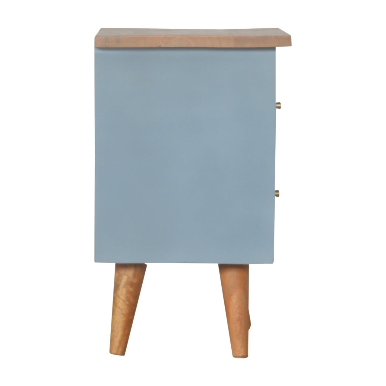 Blue Hand Painted Bedside - SILVIONIX