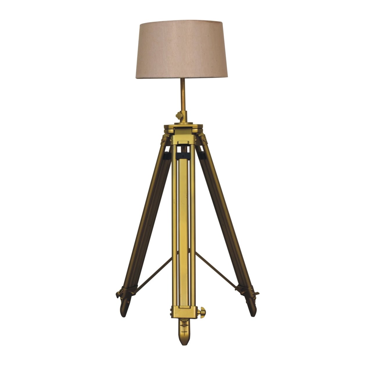 Brass Plated Floor Lamp - SILVIONIX