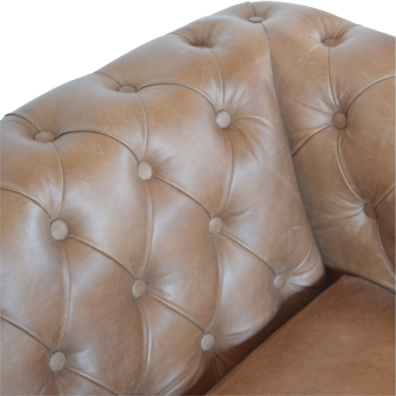 Buffalo Leather Chesterfield - SILVIONIX