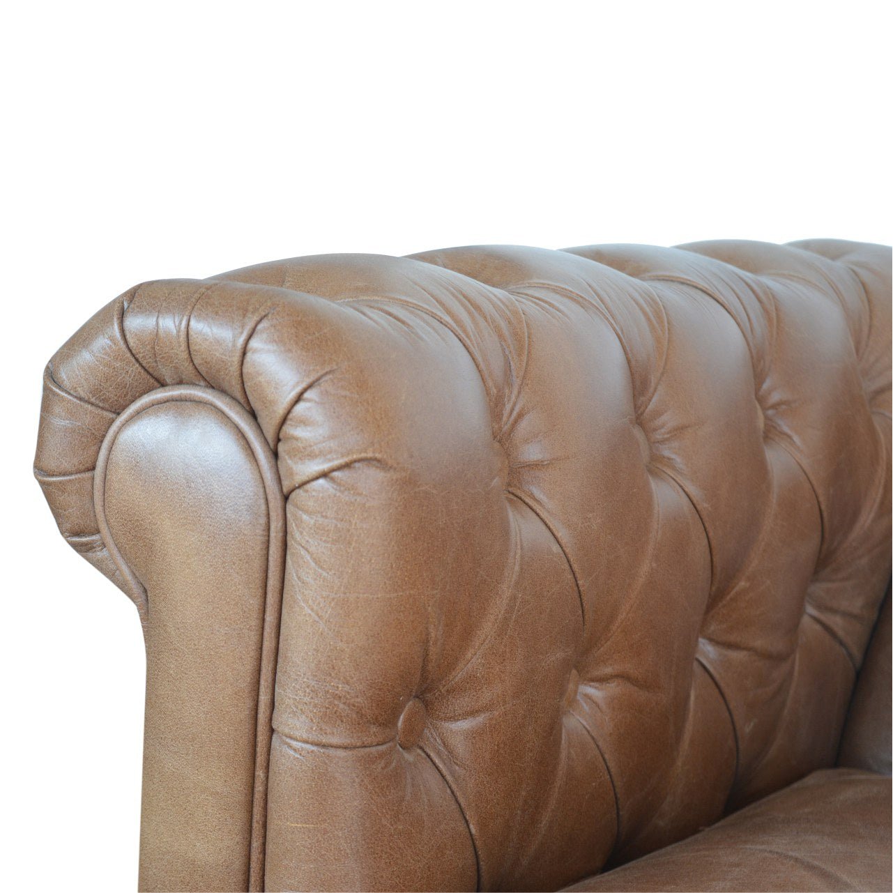 Buffalo Leather Chesterfield - SILVIONIX