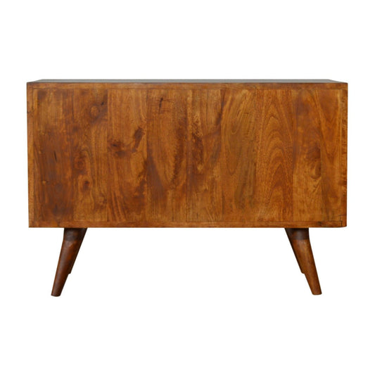 Carved Chestnut Sideboard - SILVIONIX