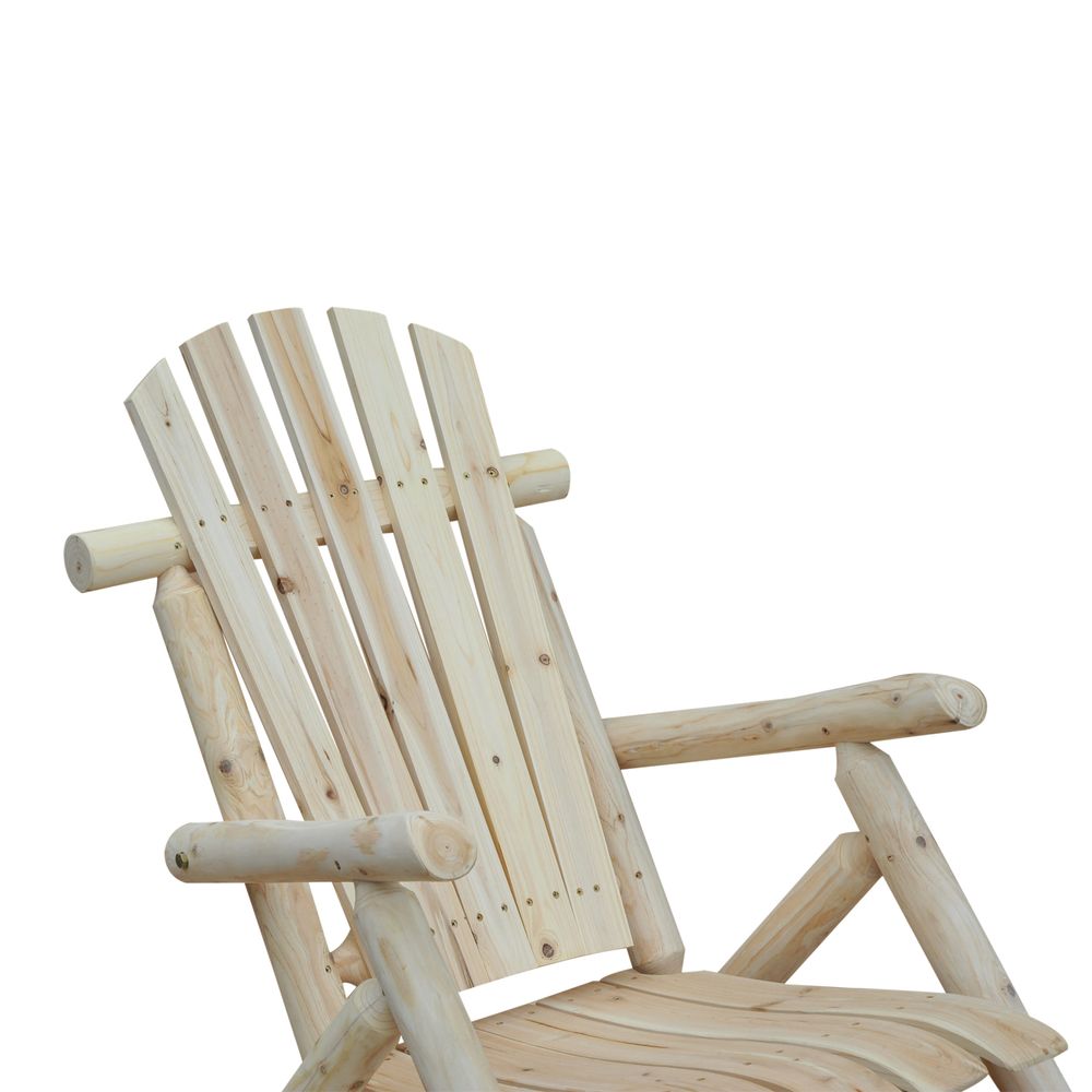 Cedar Wood Rocking Armchair, 96Lx66Wx98H cm - SILVIONIX