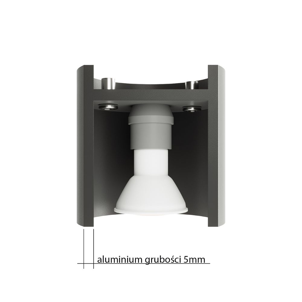 Ceiling lamp aluminum Orbis modern Design G9 - SILVIONIX