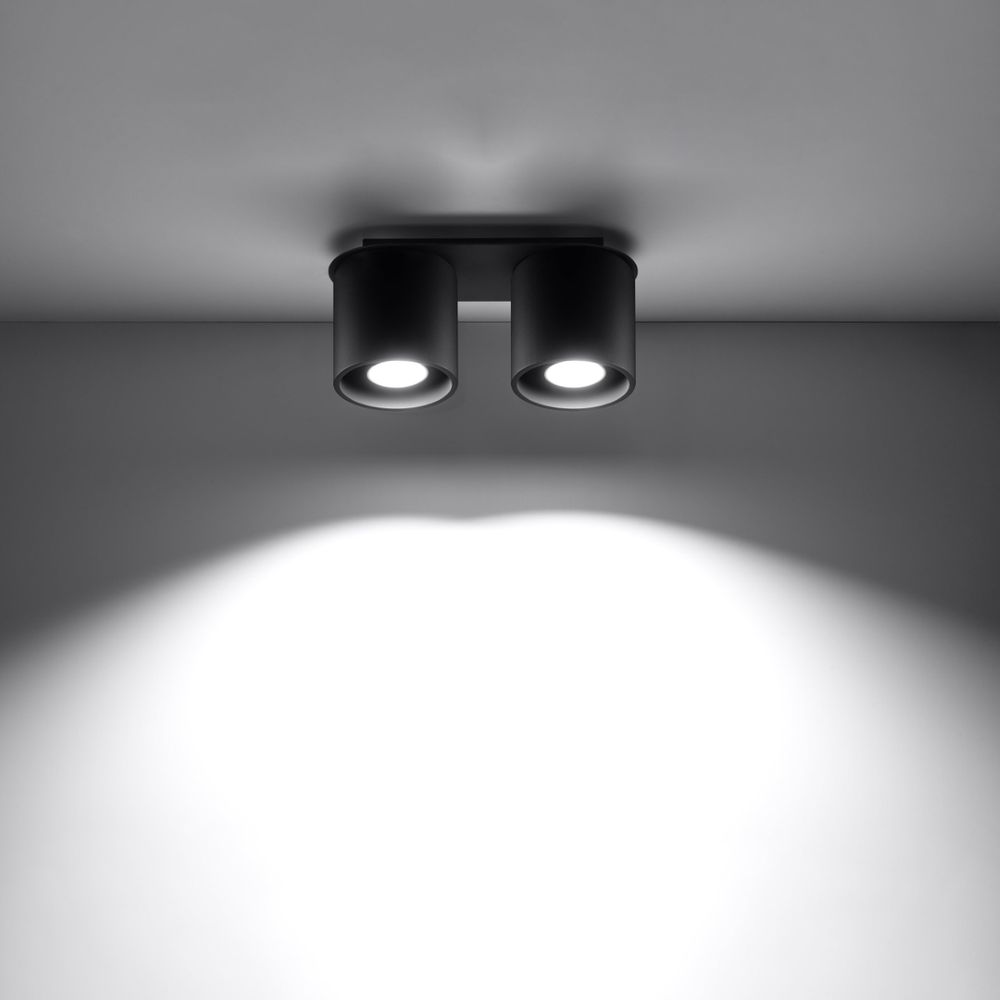 Ceiling lamp aluminum Orbis modern Design GU10 - SILVIONIX