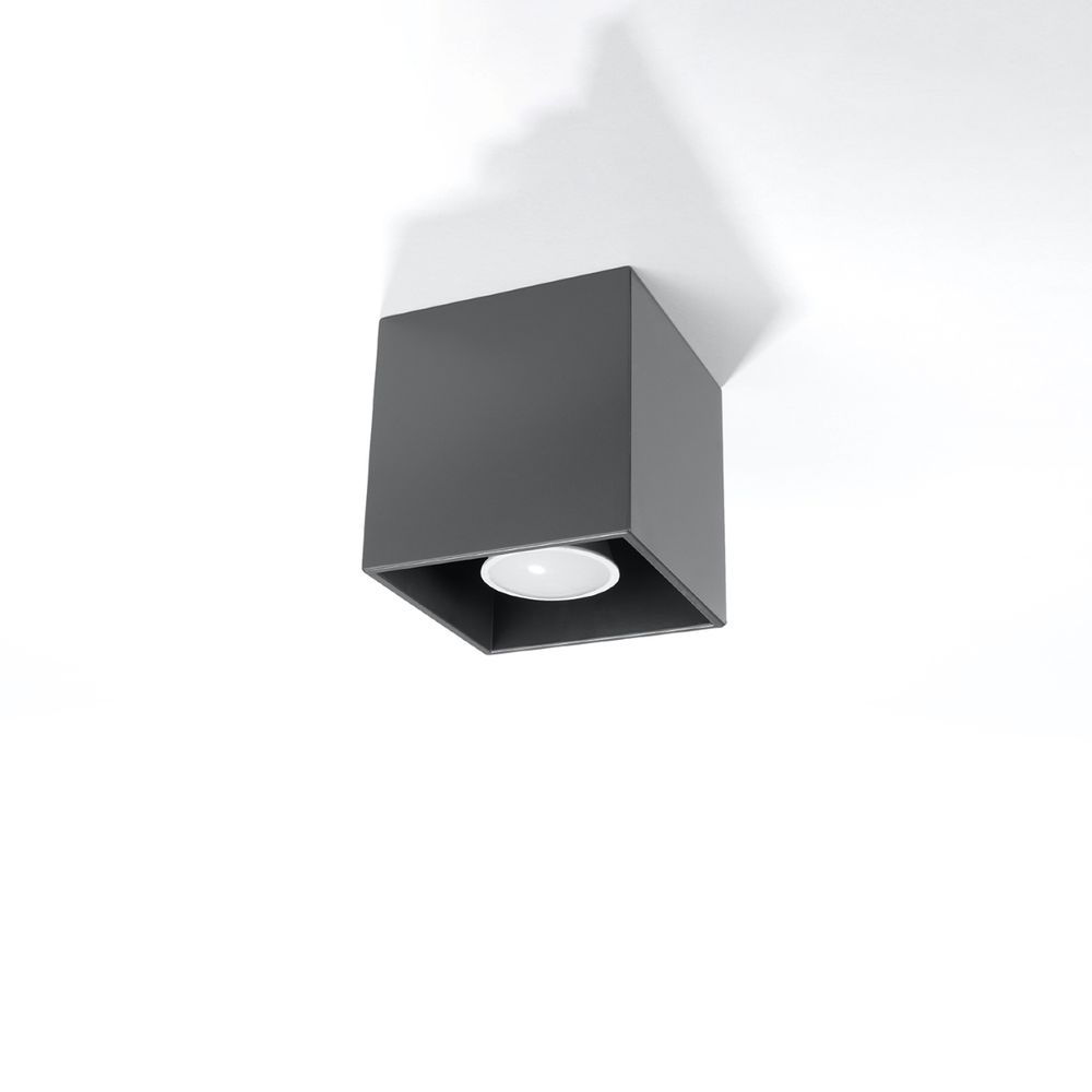 Ceiling lamp aluminum Quad modern Design G9 - SILVIONIX