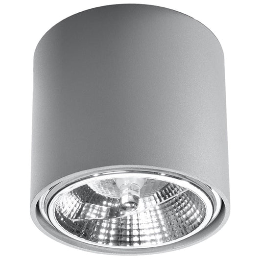 Ceiling lamp aluminum Tiube modern Design GU10 - SILVIONIX