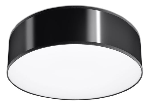 Ceiling Lamp ARENA 35 Black Round Shape Loft Design LED E27 - SILVIONIX