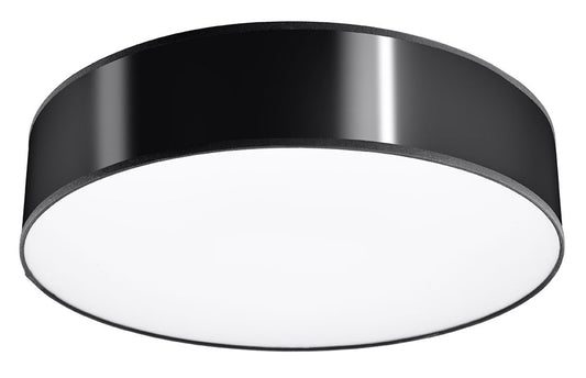 Ceiling Lamp ARENA 55 Black Round Shape Loft Design LED E27 - SILVIONIX