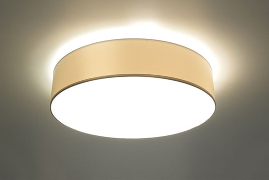 Ceiling Lamp ARENA 55 White Round Shape Loft Design LED E27 - SILVIONIX