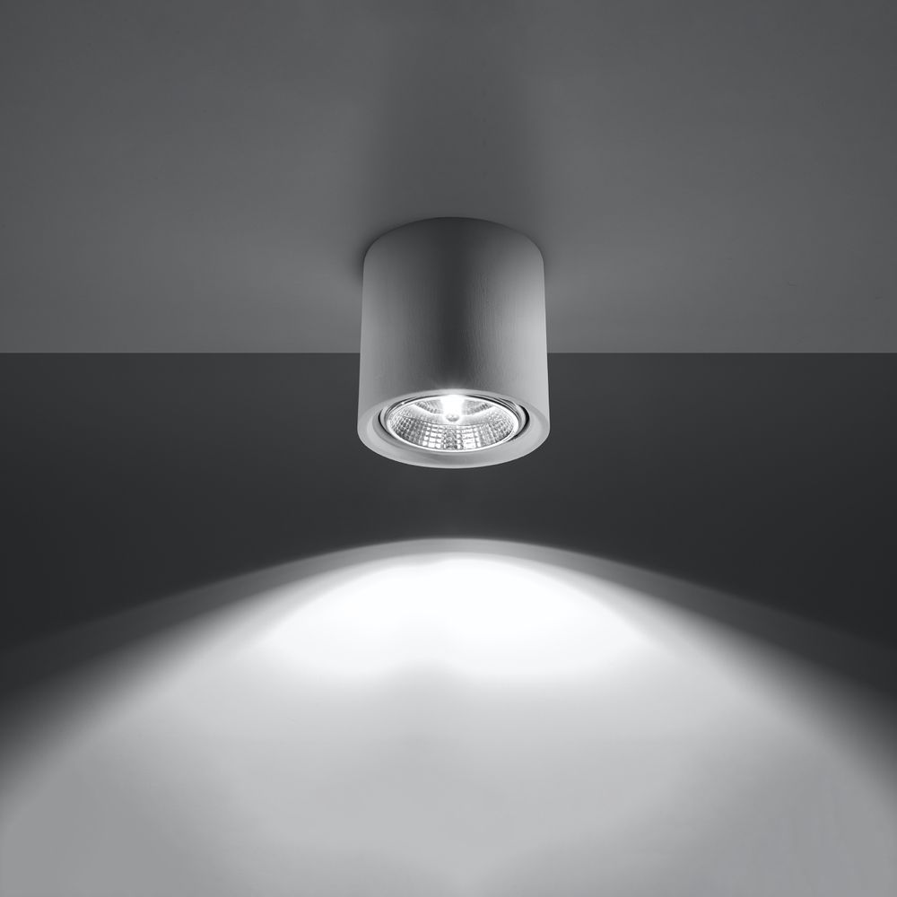 Ceiling lamp ceramics Kalu modern Design GU10/ES111 - SILVIONIX