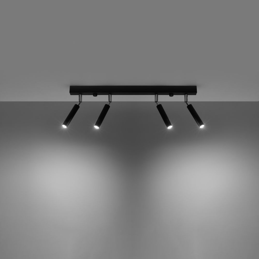 Ceiling lamp steel Eyetech modern Design G9 - SILVIONIX