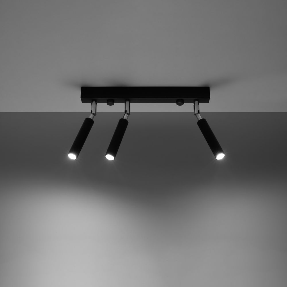 Ceiling lamp steel Eyetech modern Design G9 - SILVIONIX