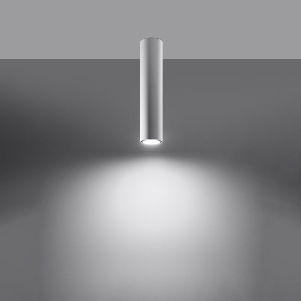 Ceiling lamp steel Lagos modern Design GU10 - SILVIONIX