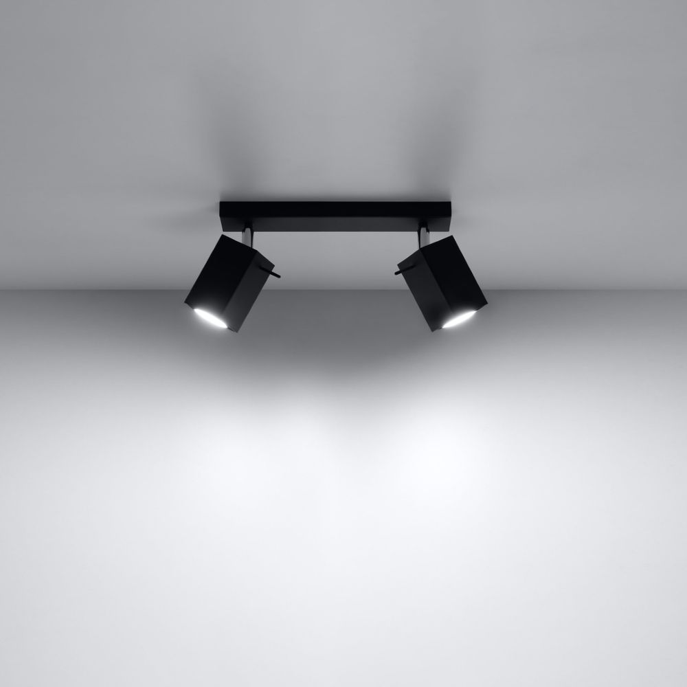 Ceiling lamp steel Merida modern Design GU10 - SILVIONIX