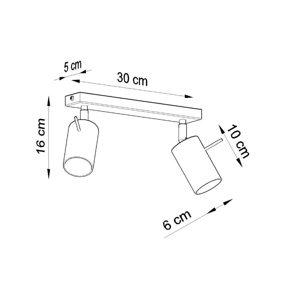 Ceiling lamp steel Ring modern Design GU10 - SILVIONIX