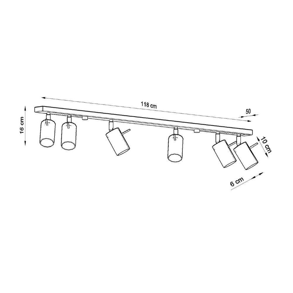 Ceiling lamp steel Ring modern Design GU10 - SILVIONIX