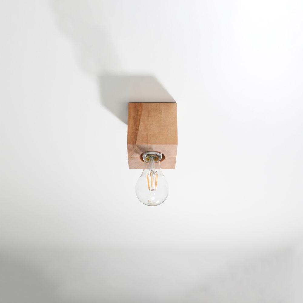 Ceiling lamp wood Ariz Scandinavian Design E27 - SILVIONIX