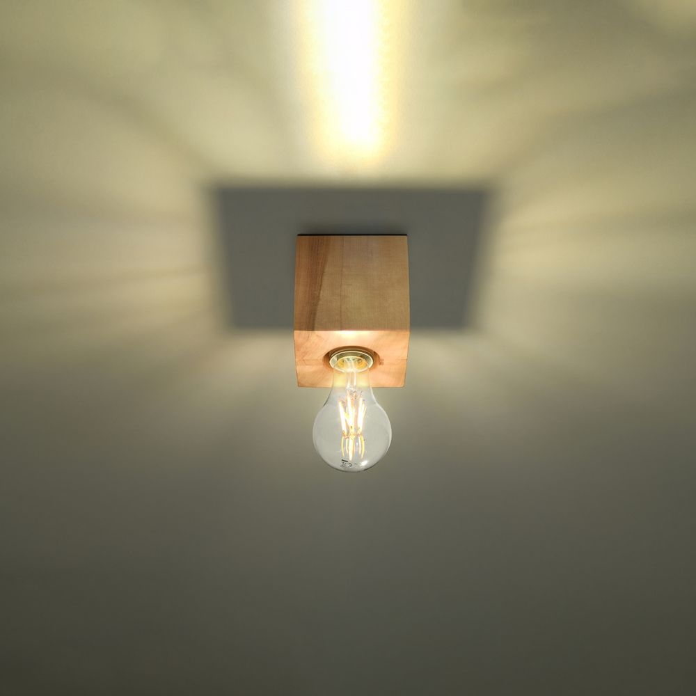 Ceiling lamp wood Ariz Scandinavian Design E27 - SILVIONIX