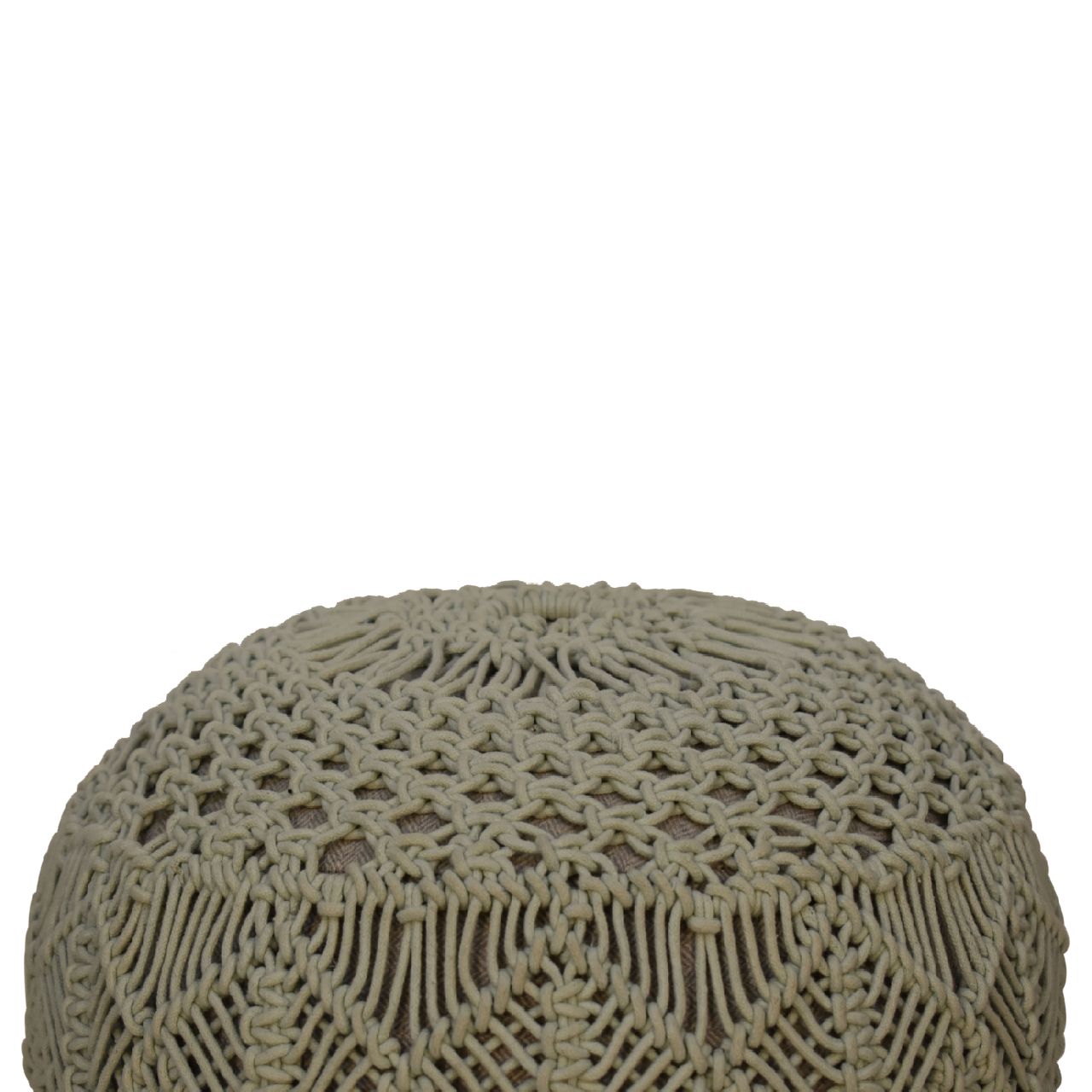 Crotchet Sea Green Footstool - SILVIONIX