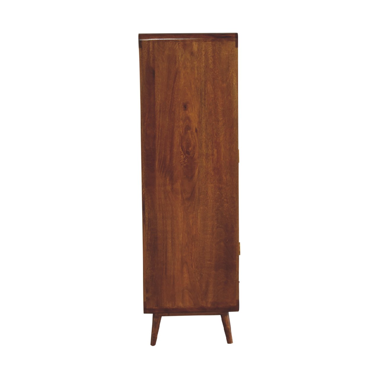 Curved Chestnut Wardrobe - SILVIONIX