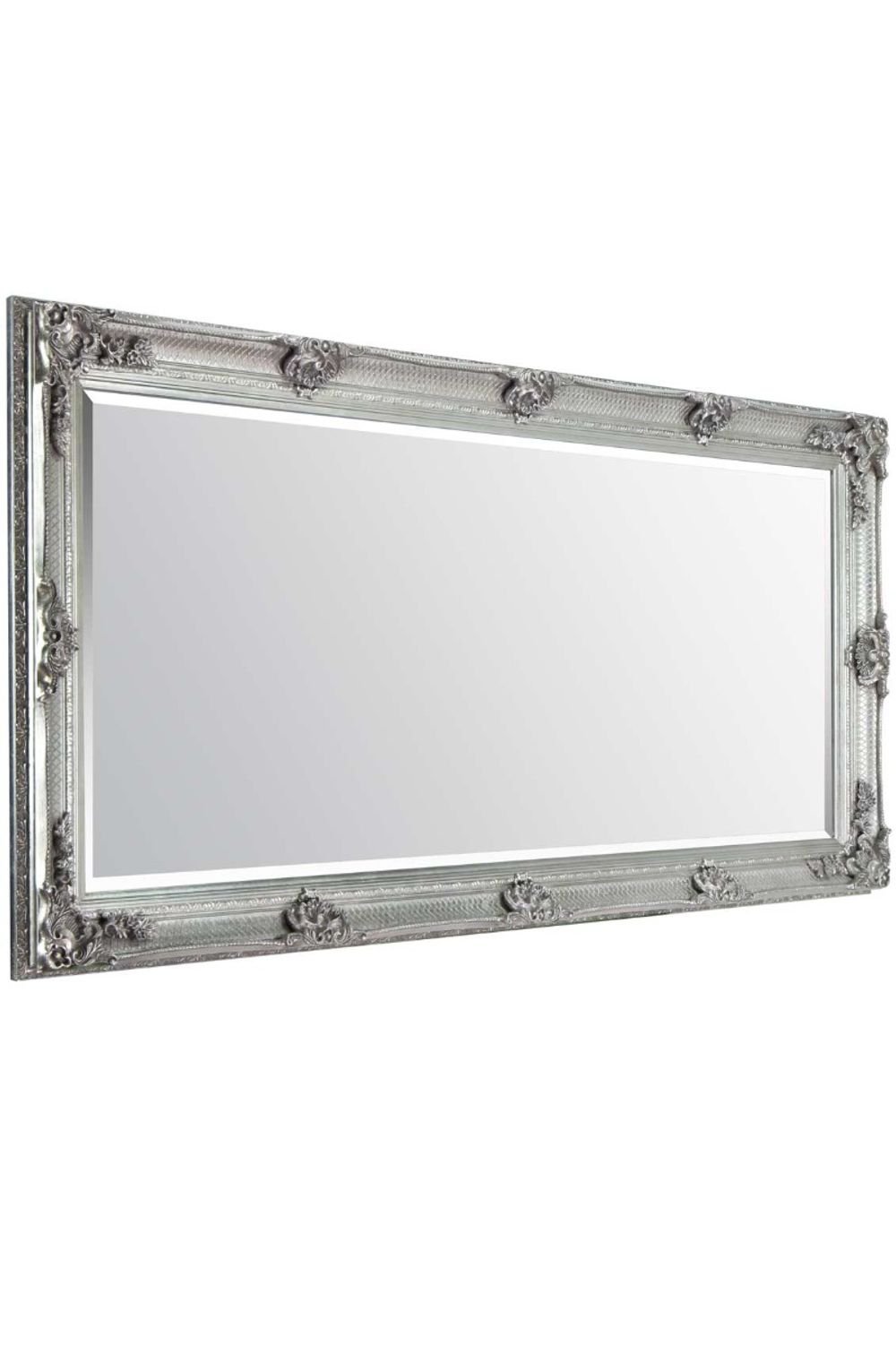 Davenport Ornate Flourish Mirror - SILVIONIX