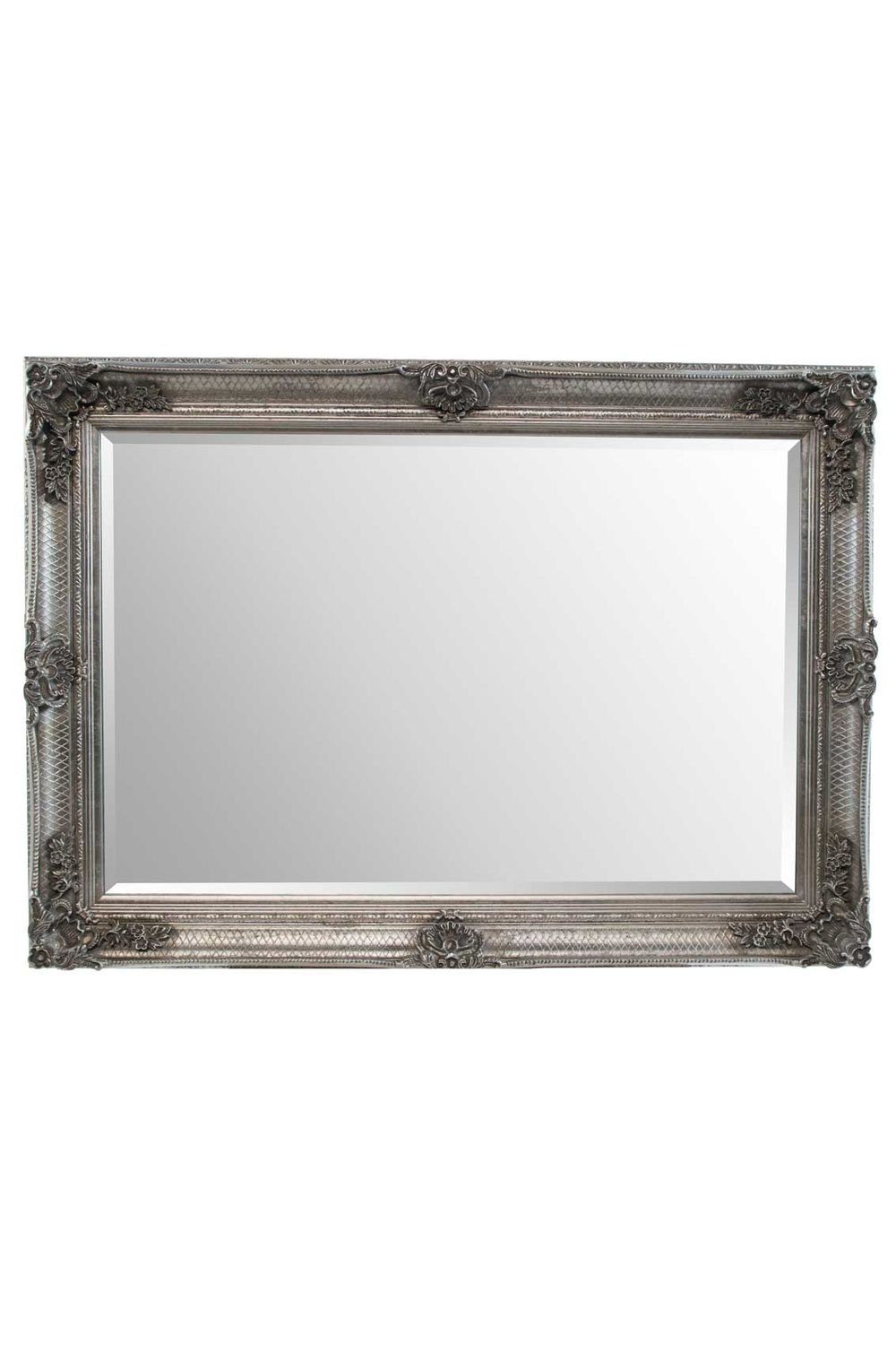 Davenport Ornate Flourish Mirror - SILVIONIX