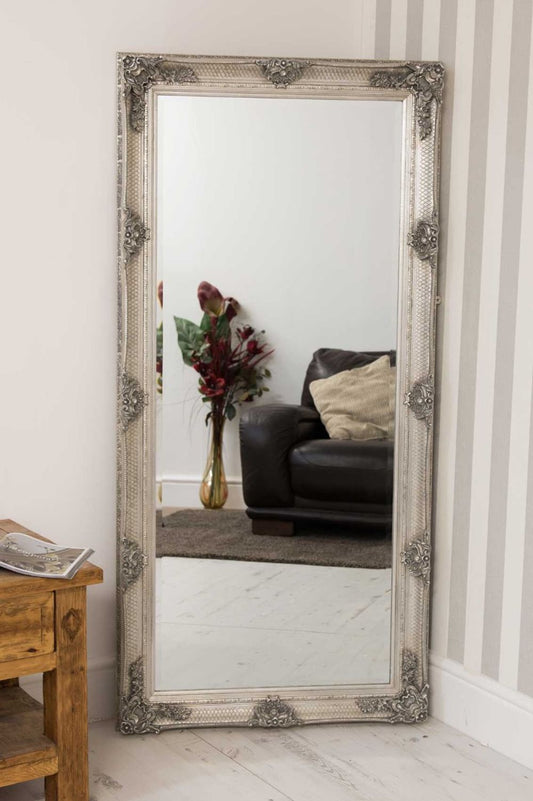 Davenport Ornate Flourish Mirror - SILVIONIX